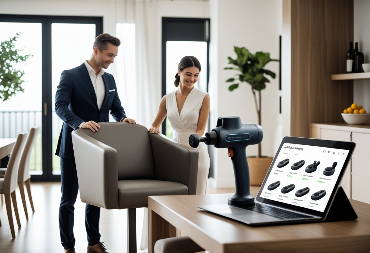 Sadan vaelger du den perfekte spisebordsstol med armaelaen og finder massagepistol tilbud online