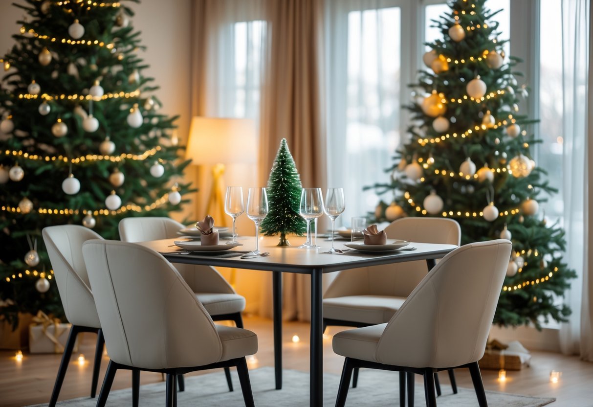 Sådan skaber du den perfekte julestemning med spisebordsstole og juletræ lavet af plastik